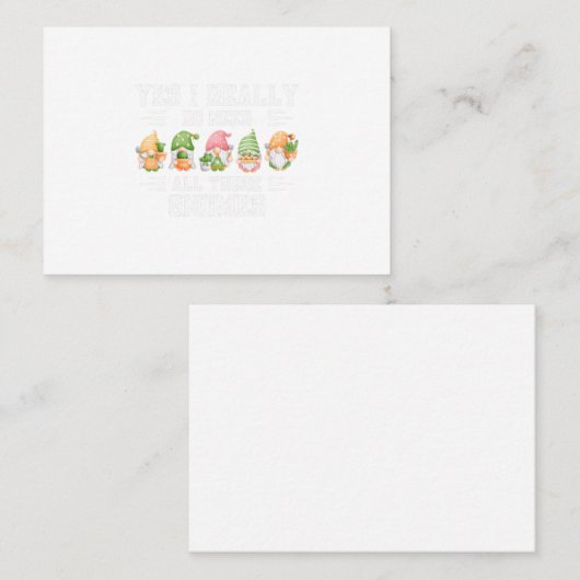 Yes私は本当にこれらの格言ガーデンガーデンをすべて必要とする 名刺 (正面/裏面)