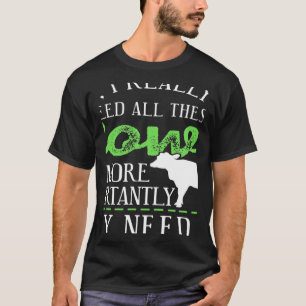 Yes私は本当にこれらの牛が存在する必要がある Tシャツ