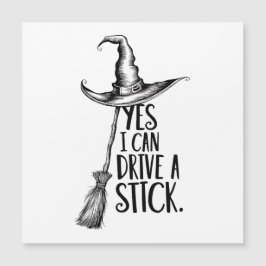 "Yes私は棒を運転することができる"魔女プン