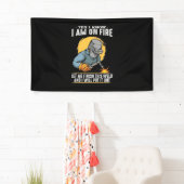 Yes私は燃えている知っている 横断幕 (インサイチュ)