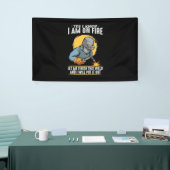 Yes私は燃えている知っている 横断幕 (トレードショー)