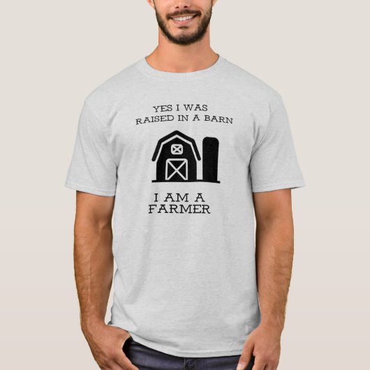Yes私は生まれバン農家に Tシャツ (正面)