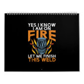 Yes私は私が火災を知っているこの溶接を完了させる カレンダー (カバー)