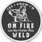 yes私は私が火災を知っているこの溶接を完了させる シール (正面)