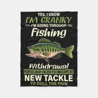 Yes私は私が魚釣りWiを通過するクランキーを知っている フリースブランケット