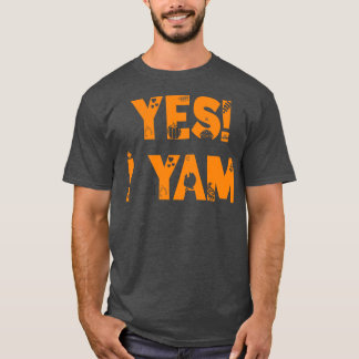 Yes私は私のサツマイモを一致するカップルのためにヤマイサツマイモ Tシャツ