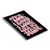 Yes私は私の母のように見えるGroovy母の日 ノートブック (右側)