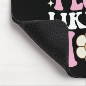 Yes私は私の母のように見えるGroovy母の日 マウスパッド (コーナー)