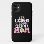 Yes私は私の母のように見えるGroovy母の日 Case-Mate iPhoneケース (裏面)