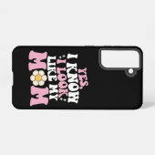 Yes私は私の母のように見えるGroovy母の日 Samsung Galaxyケース (裏面横)