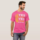 Yes私は背の高いYesIバスケッ遊プ Tシャツ (正面フル)