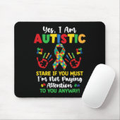 Yes私は自閉症意識キッズボーイズガール マウスパッド (マウス)