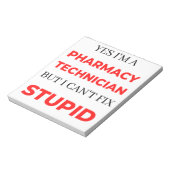 Yes私は薬局の技術者だが、私は修正できない2 ノートパッド (回転)