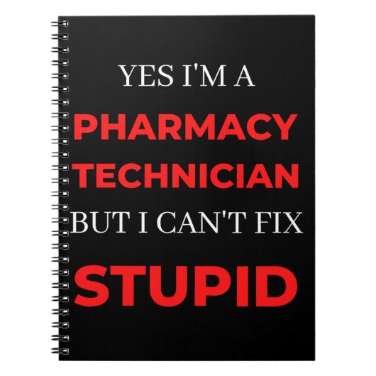 Yes私は薬局の技術者だが、私は修正できない ノートブック (正面)