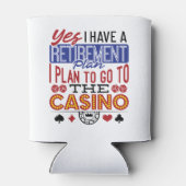 Yes私は退職計画カジノギャンブラーを持っている 缶クーラー (裏面)