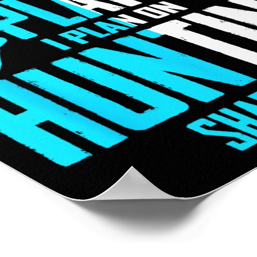 Yes私は退職計画狩りシャークテートを持っている ポスター (角)