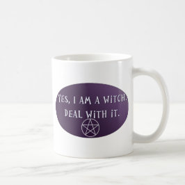 Yes私は魔女だ扱え！ コーヒーマグカップ