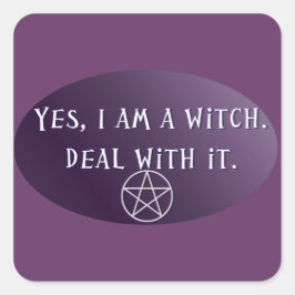 Yes私は魔女だ扱え！ スクエアシール