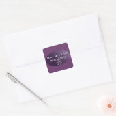 Yes私は魔女だ扱え！ スクエアシール (封筒)