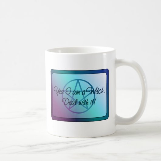 Yes私は魔女だ！それに対処しろ！ コーヒーマグカップ (右)