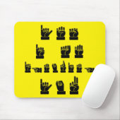 Yes私はASLの#USAPatriotGraphicsの©無視しています マウスパッド (マウス)