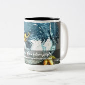 Yes私もその《鳥》ハヤブサだ！ツートーンCof ツートーンマグカップ (正面右)