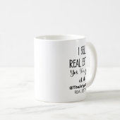 yes私実在は不動産yesを販売する私はそれが良いトートバッグ コーヒーマグカップ (正面右)