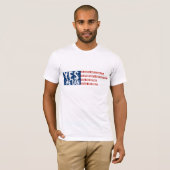 YES私達でき旗v2 Tシャツ (正面フル)