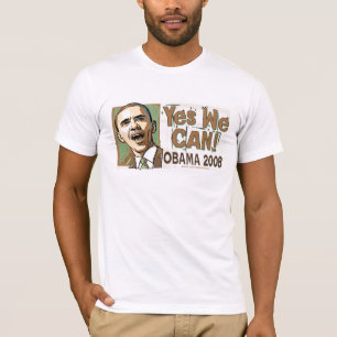 Yes私達はできます! オバマの2008年のワイシャツ tシャツ