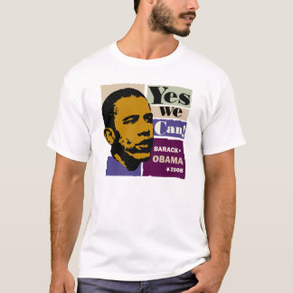 "Yes私達はできます!" オバマのTシャツ Tシャツ