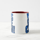 「Yes私達はできます!」 オバマ2008のマグ ツートーンマグカップ (中央)