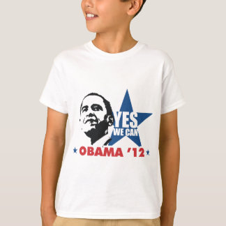 yes私達はオバマ12できます tシャツ