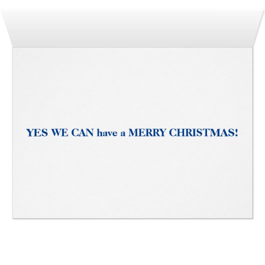 Yes私達はメリークリスマスを有してもいいです (内部横(下))