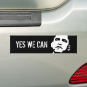 Yes私達は2008年の私達によってできるYESできましたり/オバマ バンパーステッカー (車上)