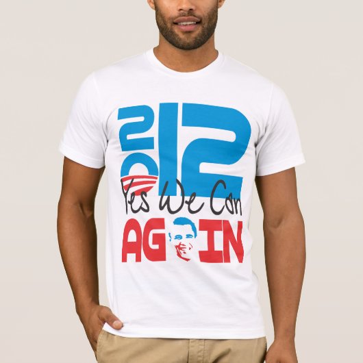Yes私達は2012年再度できます Tシャツ (正面)