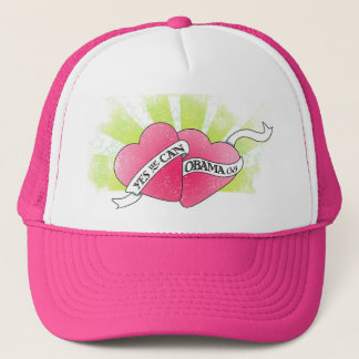 Yes私達は-オバマ08 -古い学校の入れ墨のスタイルできます キャップ