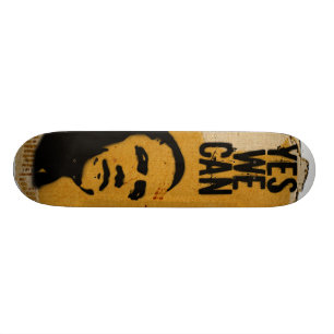 YES私達は-バラック・オバマのステンシルボール紙sk8できます スケートボード