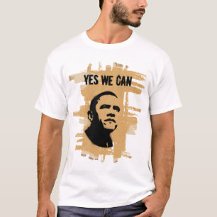 YES私達は(両側の)ボール紙のステンシルWできます Tシャツ