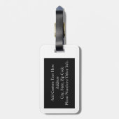 Yes私達は、再度! ラゲッジタグ (裏面縦)