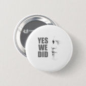 Yes私達はTシャツをしました 缶バッジ (正面&裏面)
