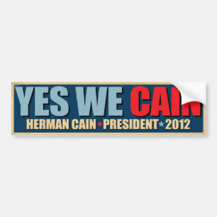 Yes私達カイン-ヘルマンカインの大統領 バンパーステッカー