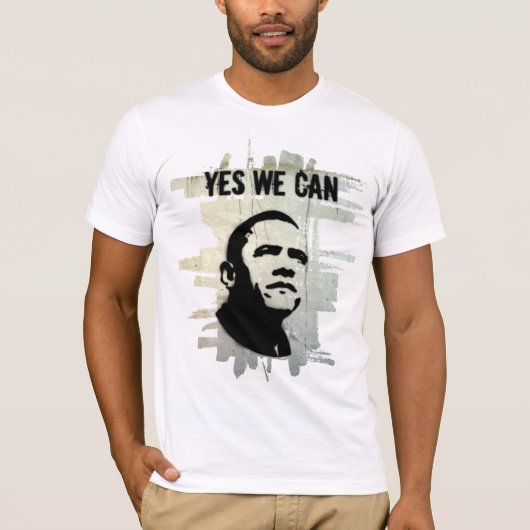 YES私達CAN-ONEの声のスピーチのrckbckgrnd Tシャツ (正面)