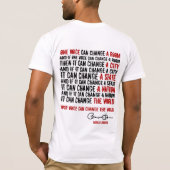 YES私達CAN-ONEの声のスピーチのrckbckgrnd Tシャツ (裏面)