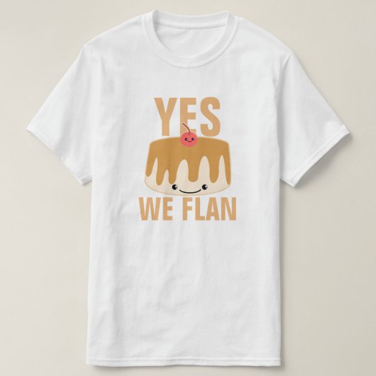 Yes私達FLAN Tシャツ (デザイン正面)