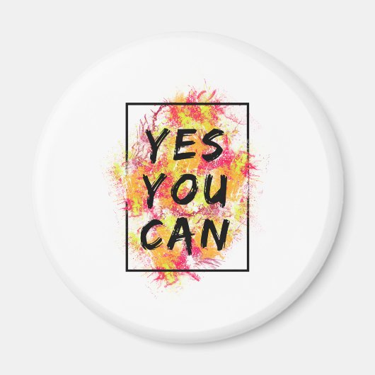 Yes缶 – 冷凍機マグネット マグネット (正面)