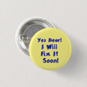 Yes親愛は早々に先送り週を修正する 缶バッジ (正面&裏面)