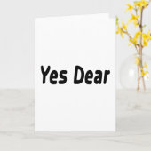 Yes親愛 カード (黄色い花)