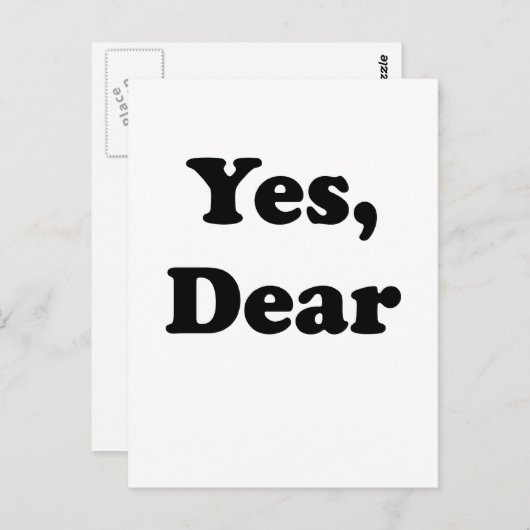 Yes親愛 ポストカード (正面/裏面)
