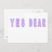 YES親愛 ポストカード (正面/裏面)