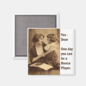 yes親愛、1日バンコプレーヤーになることができる マグネット (正面/裏面)